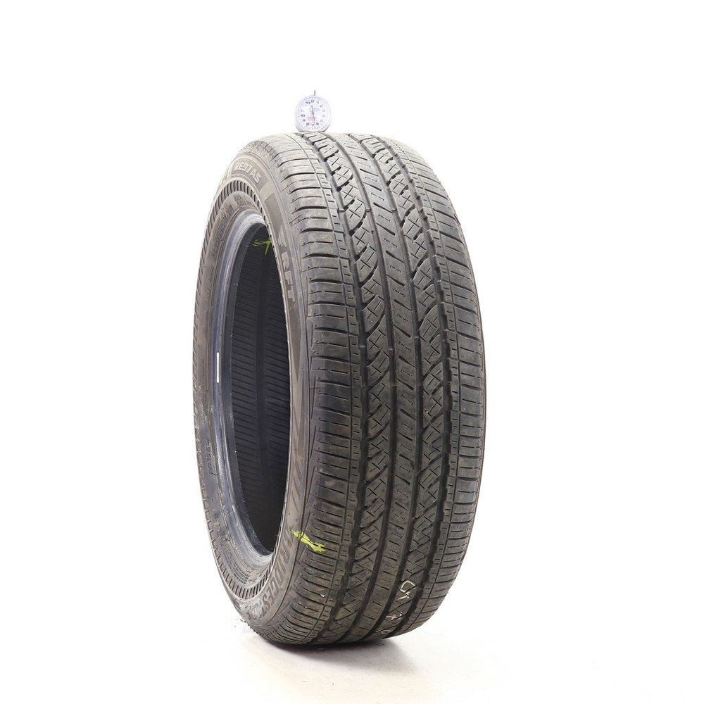 Set of (2) Used 225/55RF17 Bridgestone Potenza RE97AS RFT 95V - 6.5-7/32 - Image 1