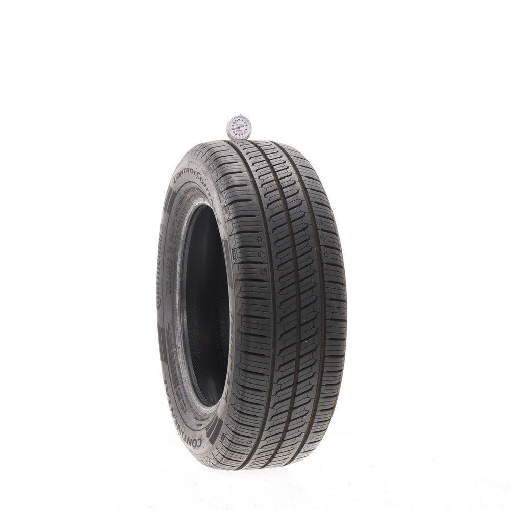 Set of (2) Used 215/60R16 Continental ControlContact Tour M A/S EV 95H - 9.5/32 - Image 1