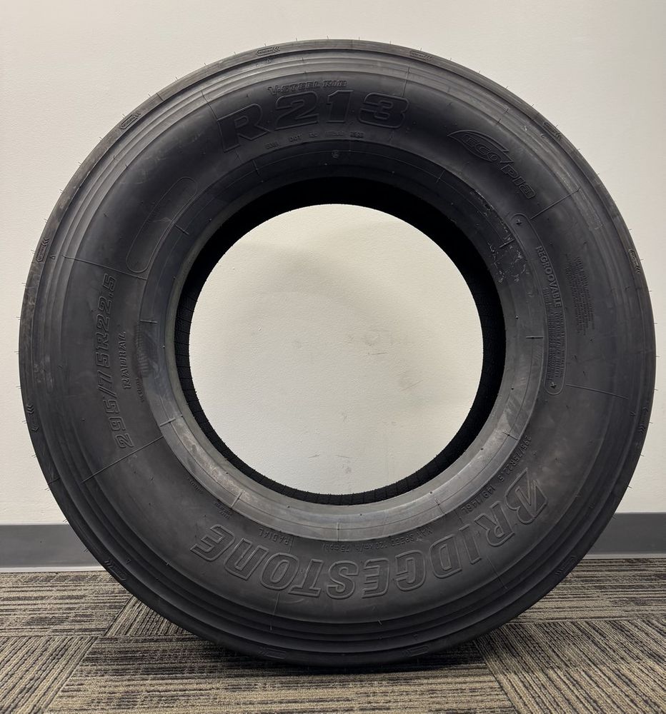 New 295/75R22.5 Bridgestone V-Steel Rib R213 Ecopia 149/146L - 17/32 - Image 3