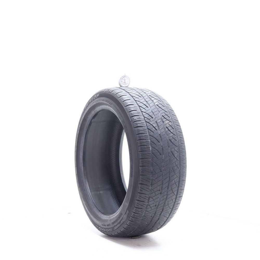 Set of (2) Used 225/45R17 Dunlop SP Sport 5000M 91V - 6.5-7/32 - Image 1