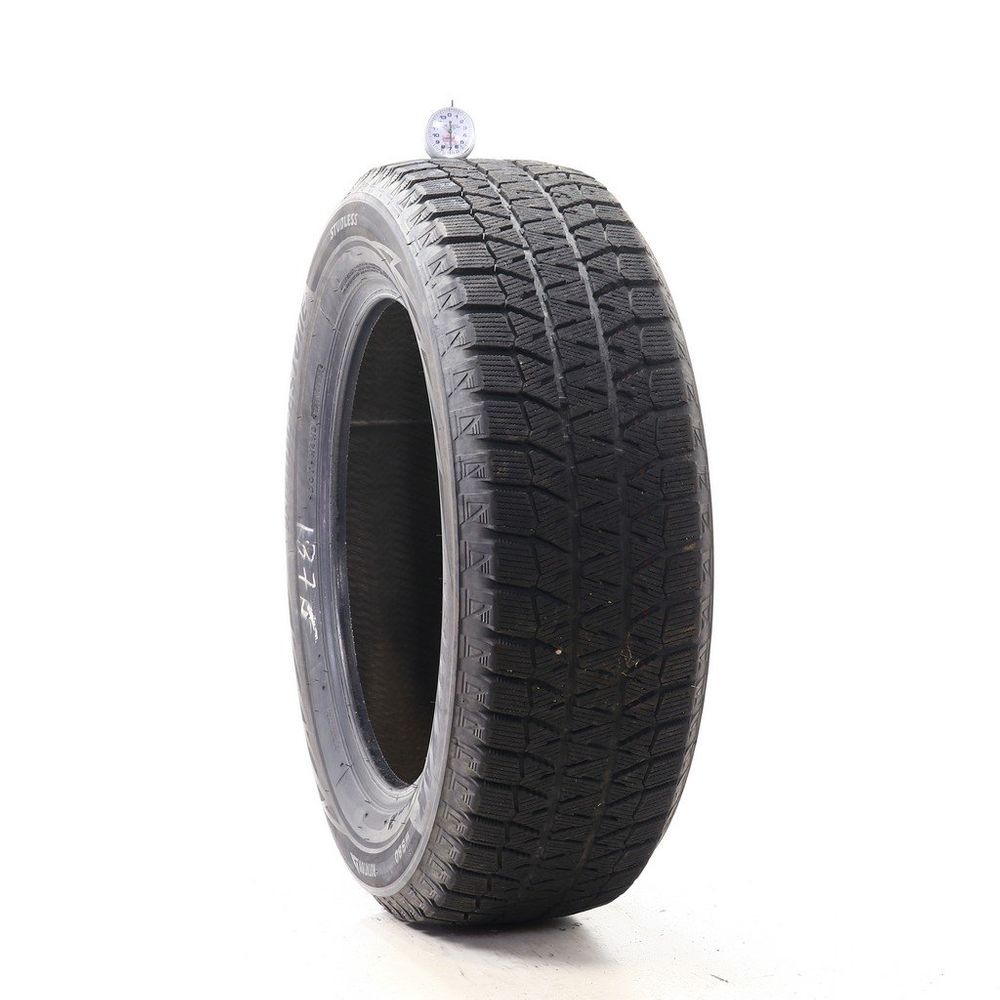 Set of (2) Used 225/60R18 Bridgestone Blizzak WS80 100H - 5.5-7/32 - Image 4
