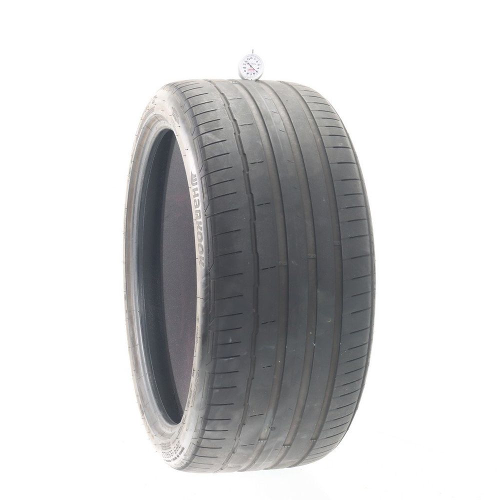 Set of (2) Used 285/35R22 Hankook Ventus S1 evo3 EV AO Sound Absorber 106H - 5-5.5/32 - Image 1