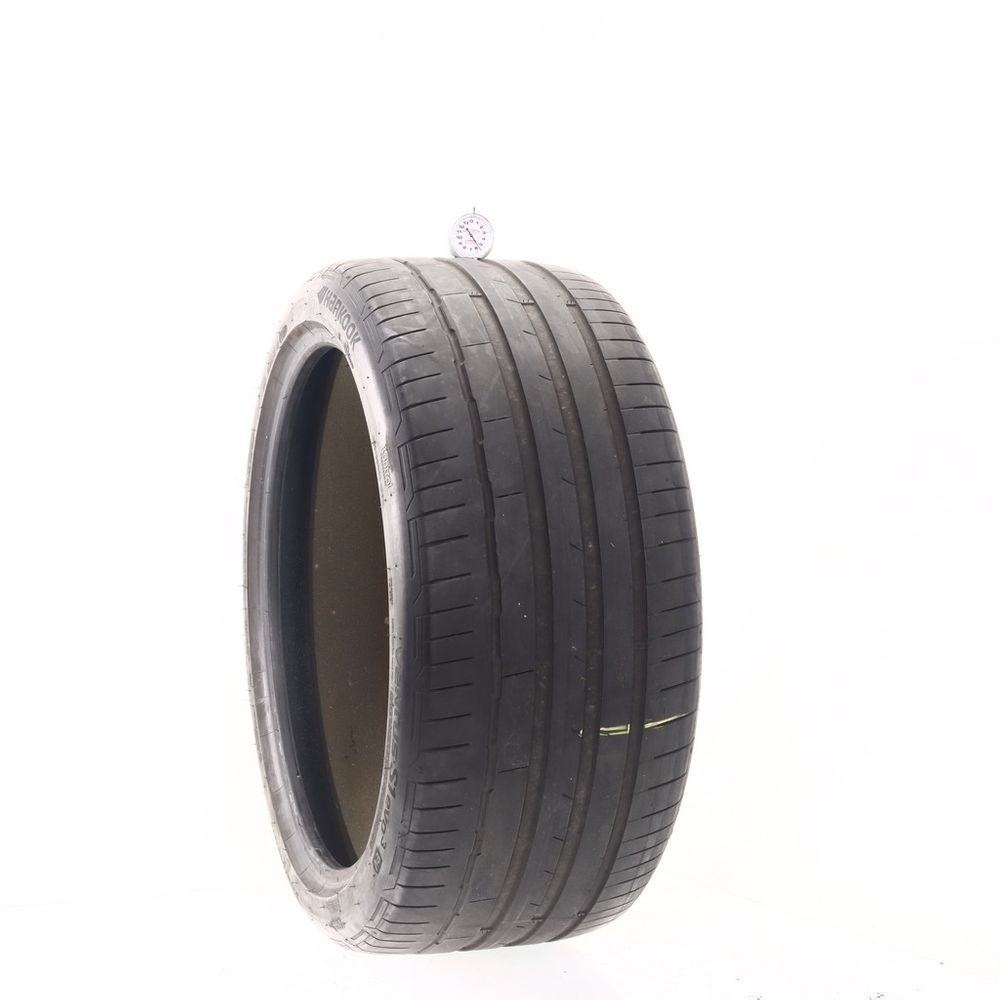 Set of (2) Used 285/35R22 Hankook Ventus S1 evo3 EV AO Sound Absorber 106H - 5-5.5/32 - Image 4