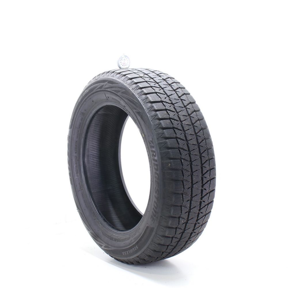 Set of (2) Used 225/60R18 Bridgestone Blizzak WS80 100H - 7.5/32 - Image 1