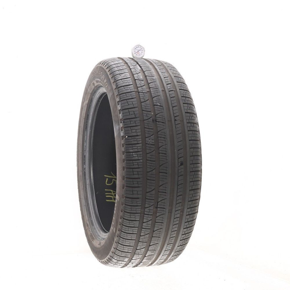 Set of (2) Used 285/45R20 Pirelli Scorpion Verde Run Flat AOE1 112H - 9-10/32 - Image 1