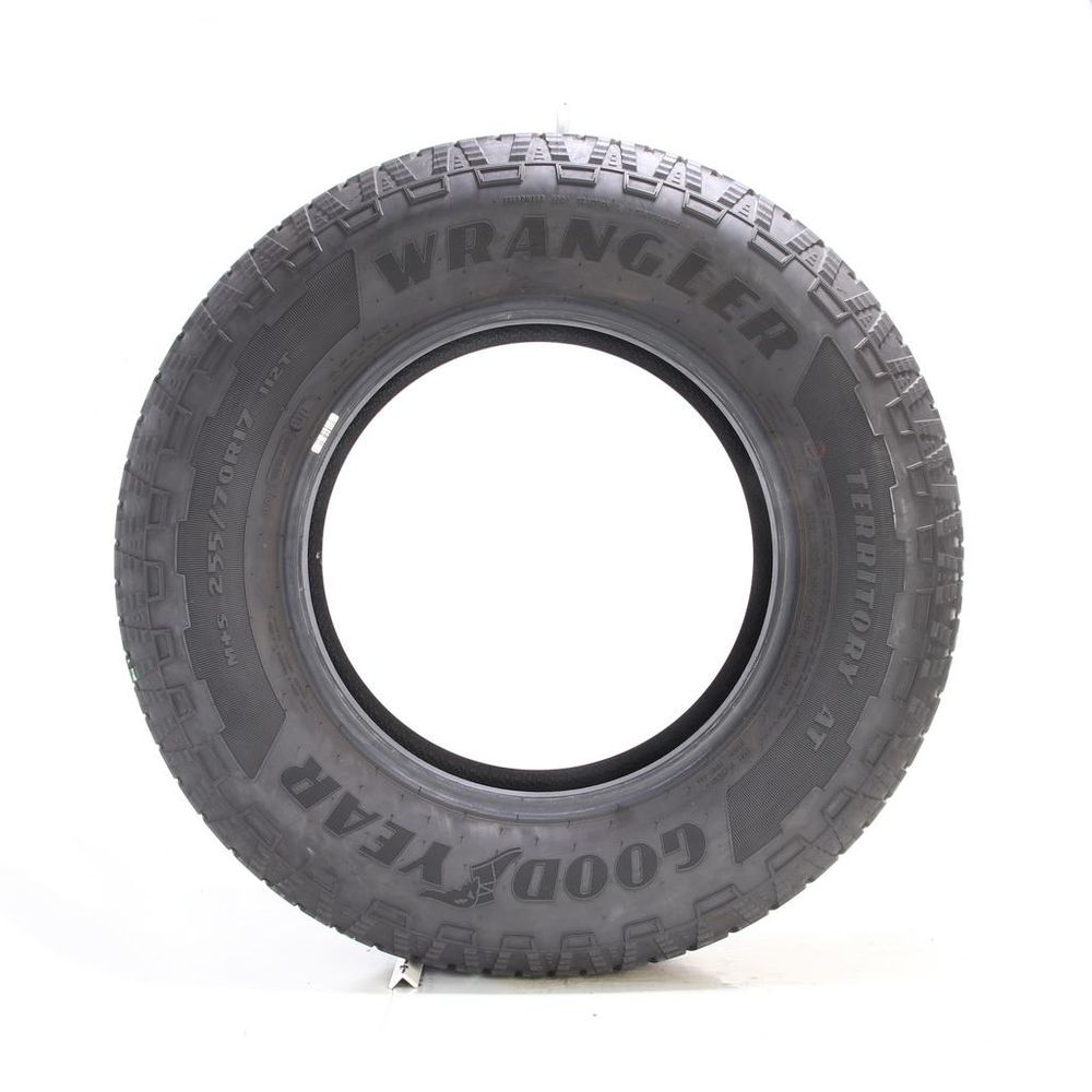 Set of (2) Used 255/70R17 Goodyear Wrangler Territory AT 112T - 9.5-10/32 - Image 3