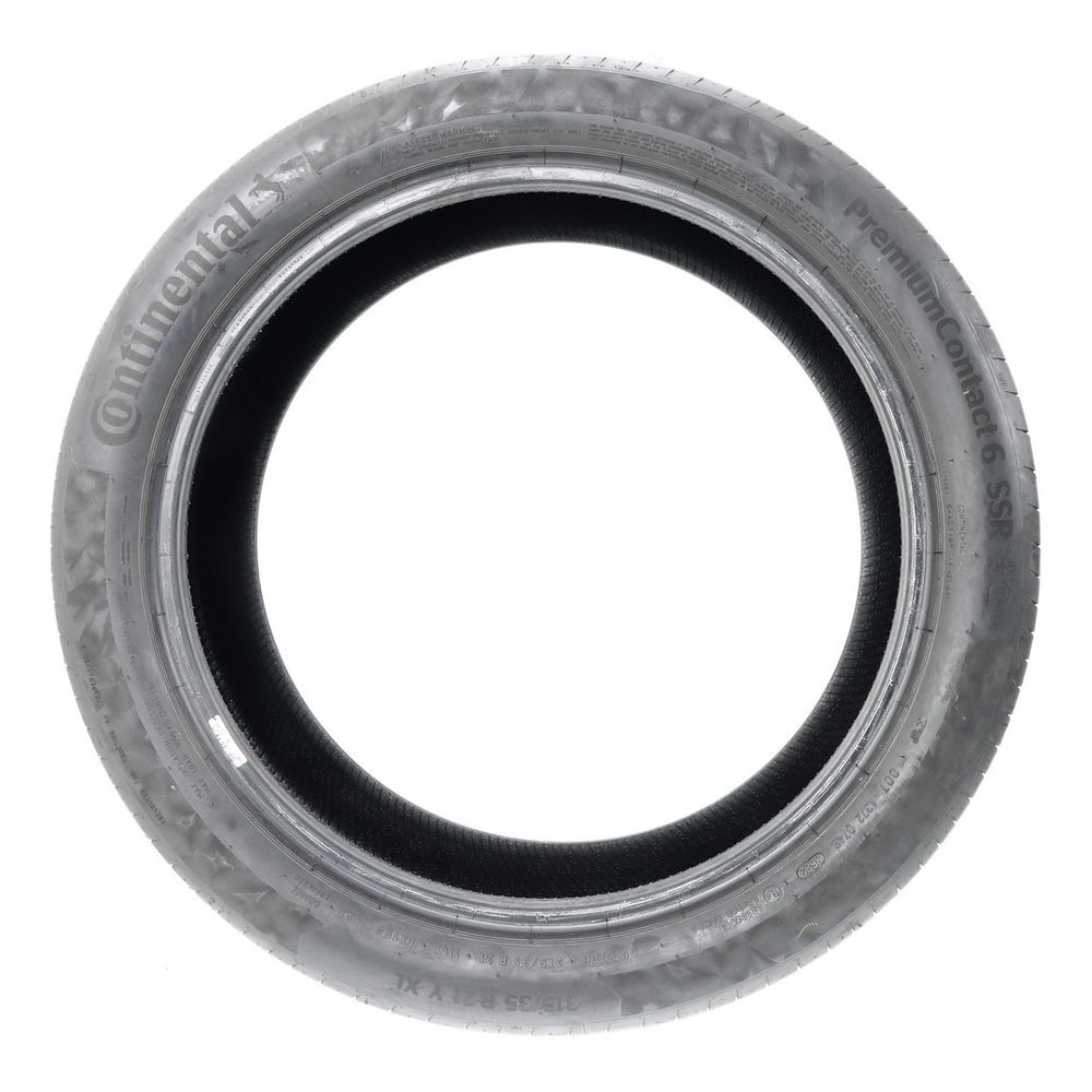 Set of (4) Used 315/35R21 Continental PremiumContact 6 SSR 111Y - 5.5-7/32 - Image 4