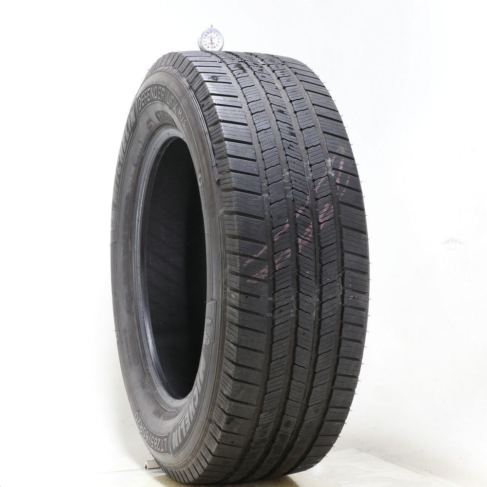 Set of (2) Used LT 285/60R20 Michelin Defender LTX M/S 125/122R E - 6.5/32 - Image 1