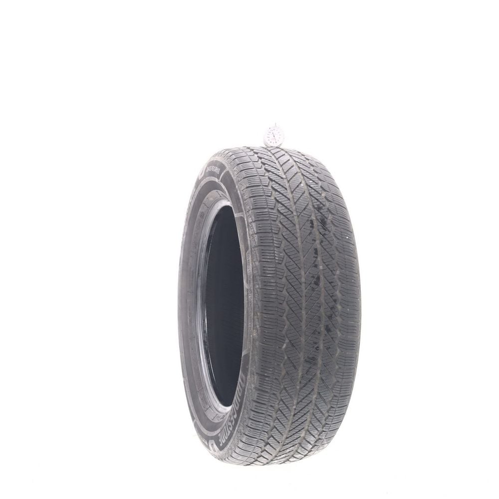 Set of (4) Used 245/60R18 Bridgestone WeatherPeak 105H - 6-7/32 - Image 1
