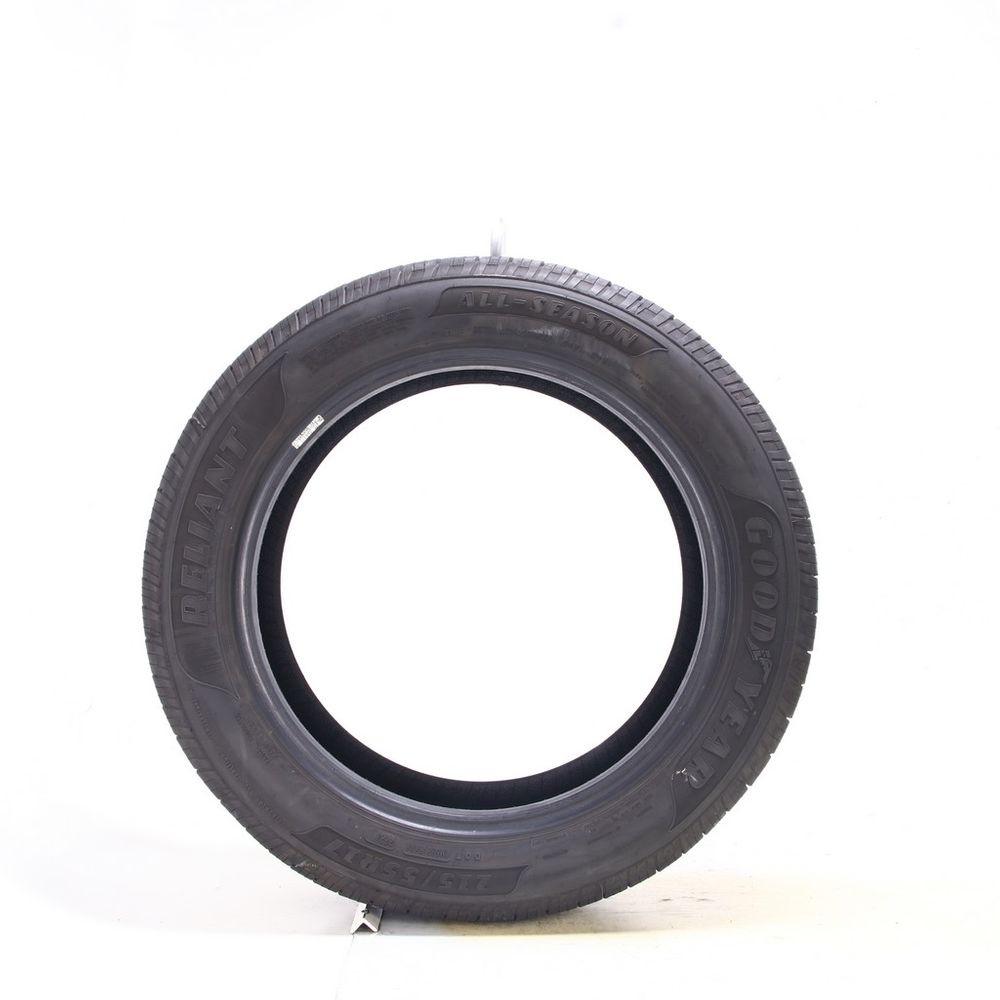 Set of (4) Used 215/55R17 Goodyear Reliant All-season 94V - 6.5-8/32 - Image 10
