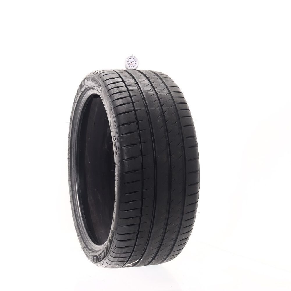 Set of (2) Used 265/35ZR21 Michelin Pilot Sport 4 S TO Acoustic 101Y - 7.5-9/32 - Image 4