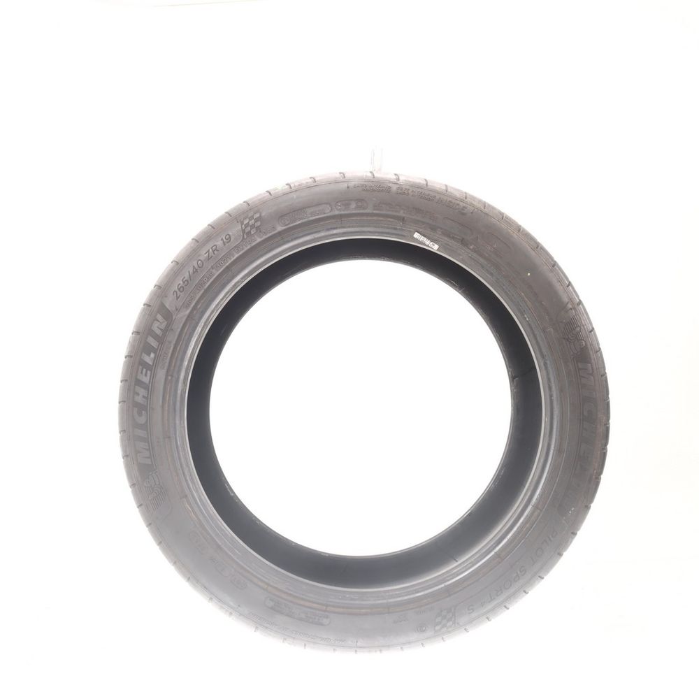 Set of (2) Used 265/40ZR19 Michelin Pilot Sport 4 S MO1 102Y - 8-9/32 - Image 3
