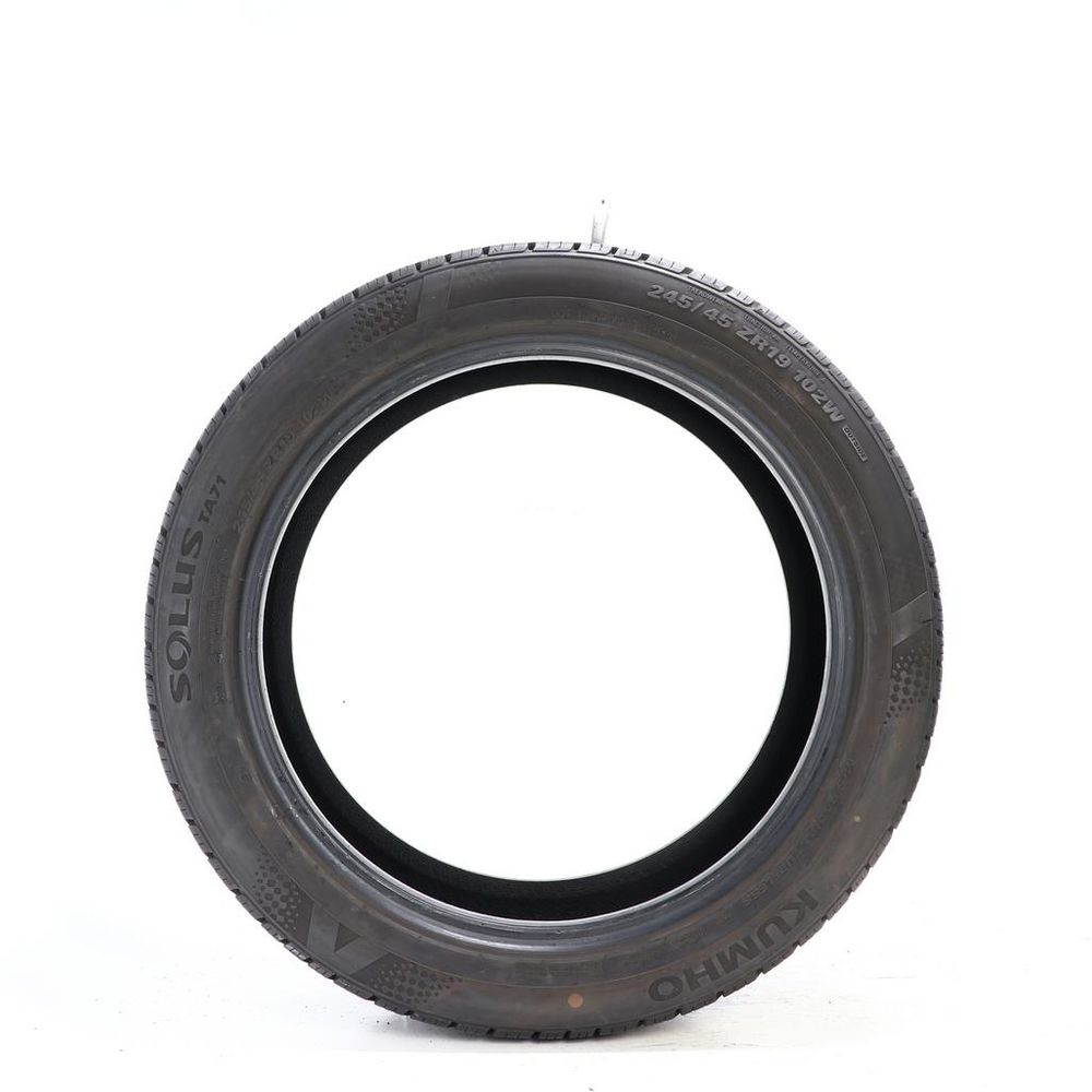 Used 245/45ZR19 Kumho Solus TA71 102W - 7/32 - Image 3