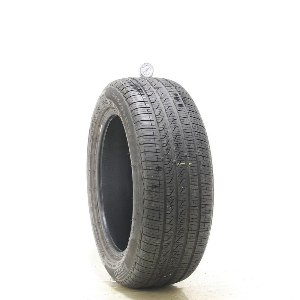 Set of (2) Used 245/50R18 Pirelli Cinturato P7 Run Flat 100V - 7.5-9/32 - Image 4