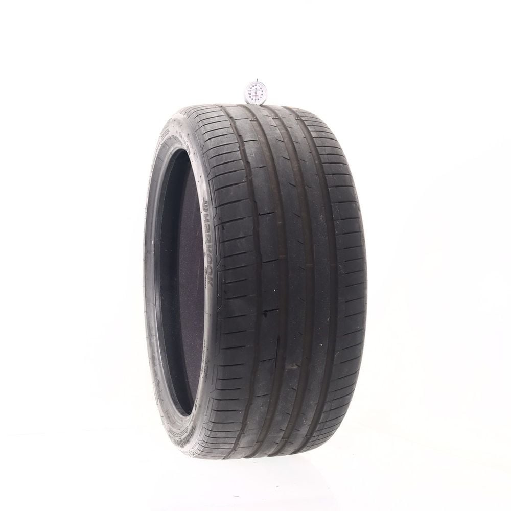 Set of (2) Used 285/35R22 Hankook Ventus S1 evo3 EV AO Sound Absorber 106H - 6-7/32 - Image 4