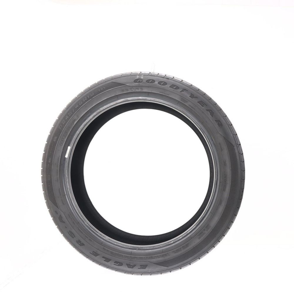 Set of (2) Used 245/45R19 Goodyear Eagle RS-A2 98V - 8/32 - Image 3