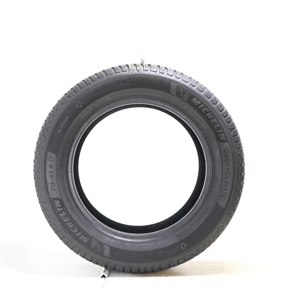 Set of (2) Used 215/65R17 Michelin CrossClimate 2 99H - 7-8.5/32 - Image 6