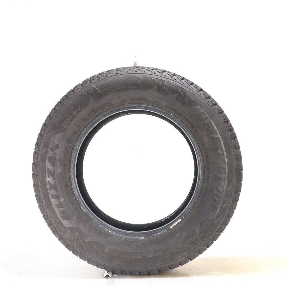 Set of (2) Used 215/70R16 Bridgestone Blizzak DM-V2 100S - 7.5-8.5/32 - Image 3