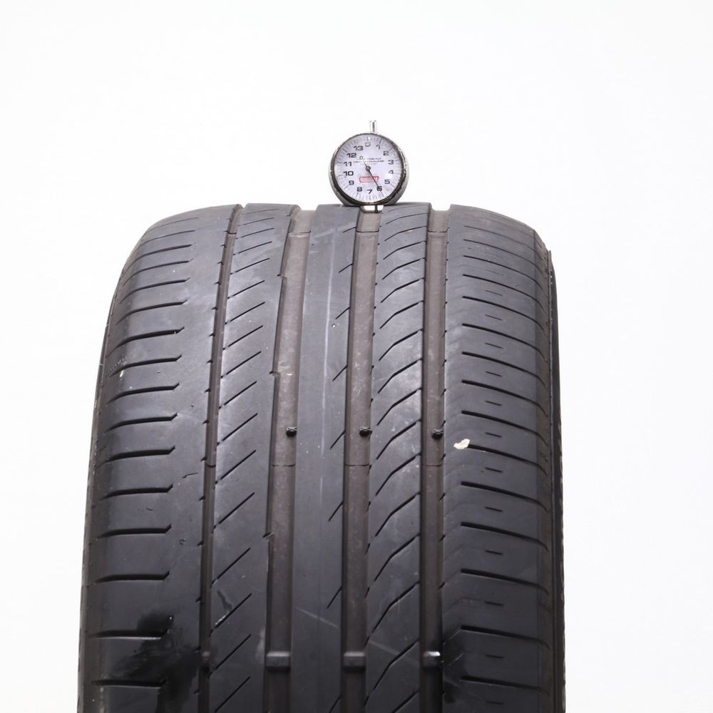 Set of (2) Used 285/45R21 Continental ContiSportContact 5 ContiSeal 113Y - 6-7.5/32 - Image 2