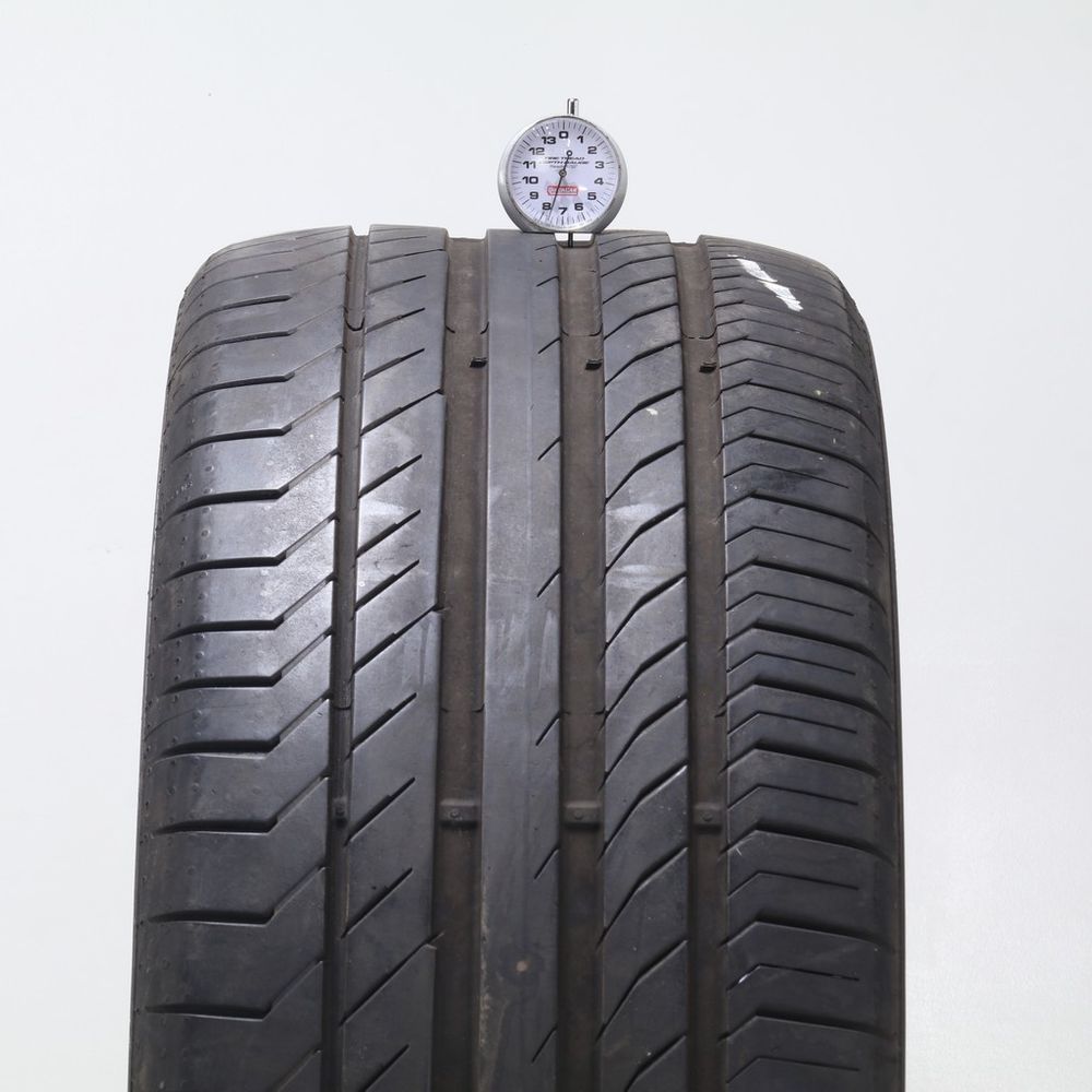 Set of (2) Used 285/45R21 Continental ContiSportContact 5 ContiSeal 113Y - 6-7.5/32 - Image 5