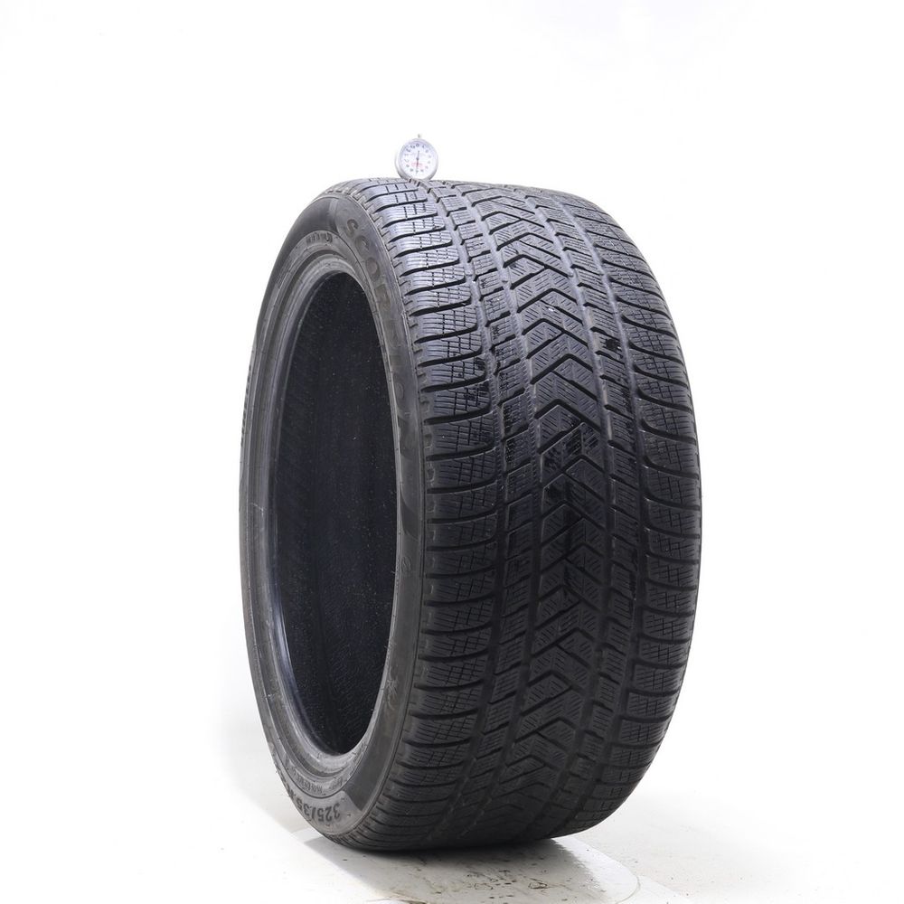 Set of (2) Used 325/35R22 Pirelli Scorpion Winter L 114W - 6.5-7/32 - Image 4