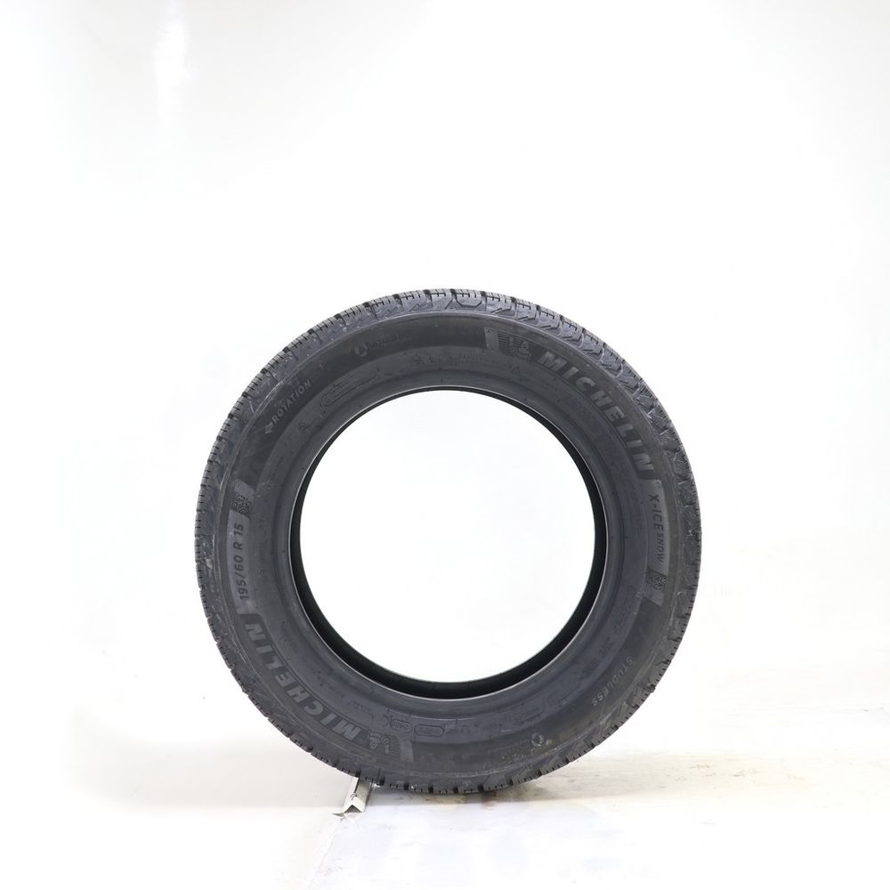 Set of (2) Driven Once 195/60R15 Michelin X-Ice Snow 92H - 9.5/32 - Image 3