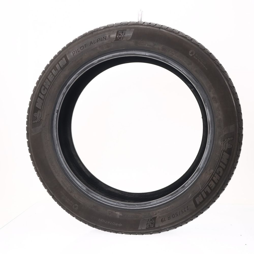 Set of (2) Used 235/50R19 Michelin Pilot Alpin 5 AO 103H - 7-8/32 - Image 3