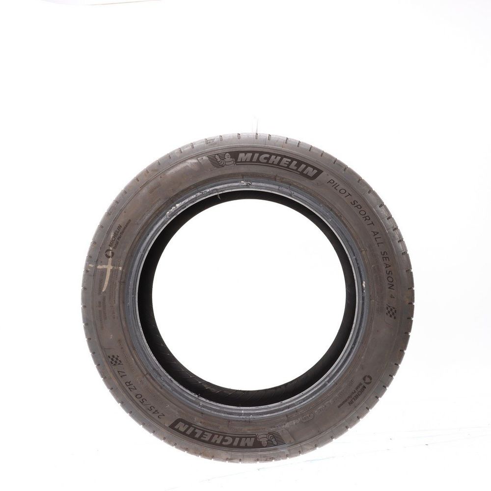 Set of (2) Used 245/50ZR17 Michelin Pilot Sport All Season 4 103Y - 7.5/32 - Image 3