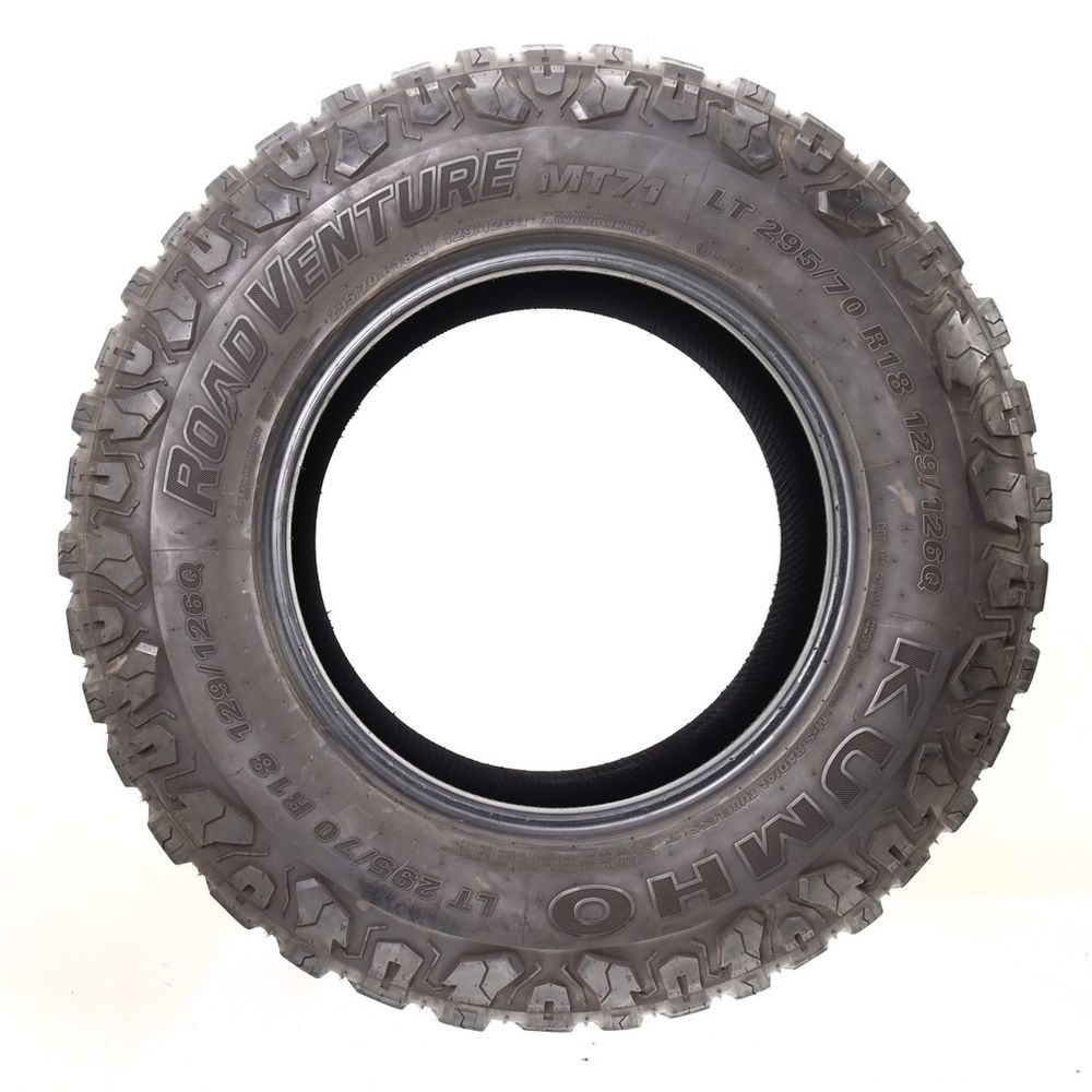 Used LT 295/70R18 Kumho Road Venture MT71 129/126Q - 8.5/32 - Image 3