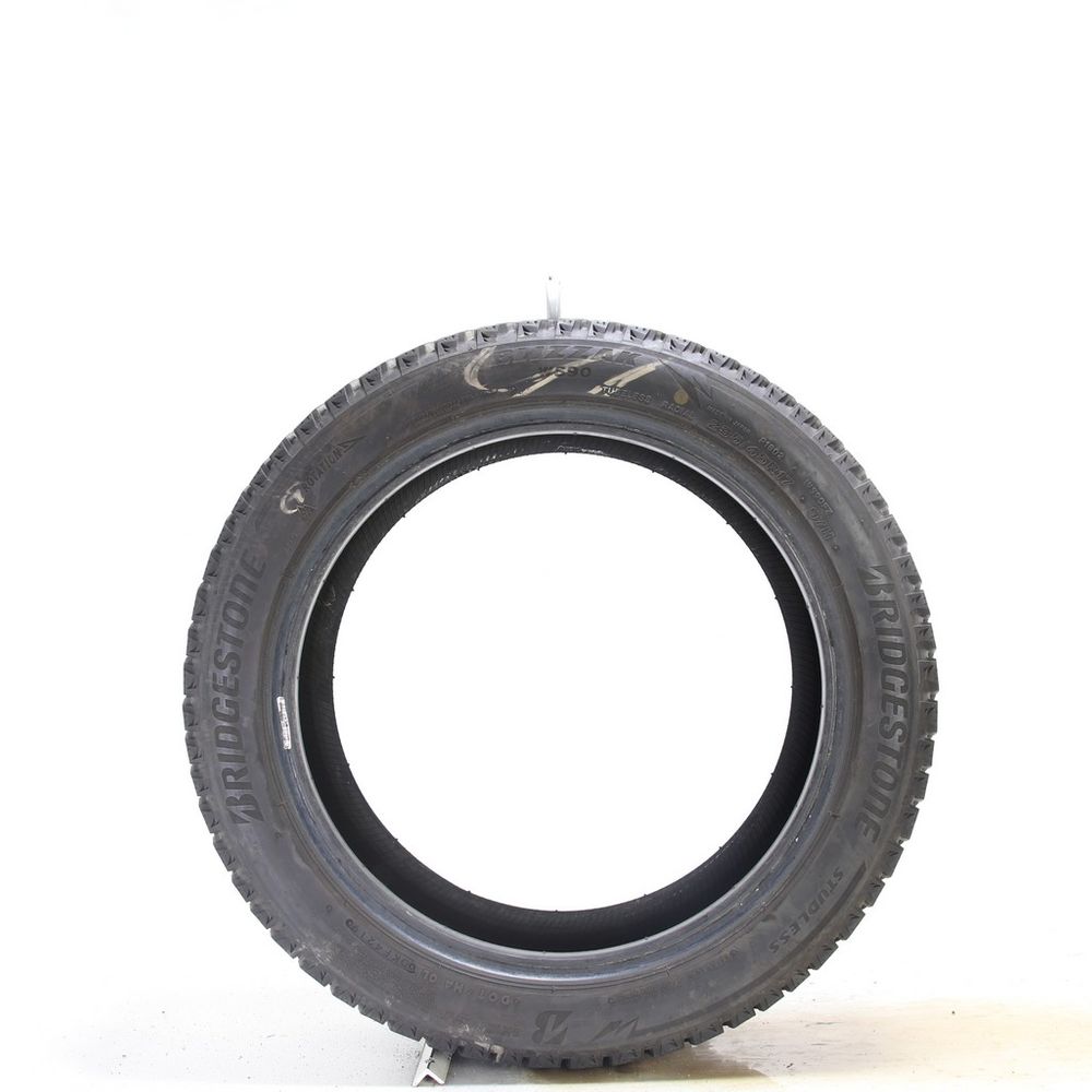 Set of (2) Used 235/45R17 Bridgestone Blizzak WS90 Studless 97H - 8.5/32 - Image 3