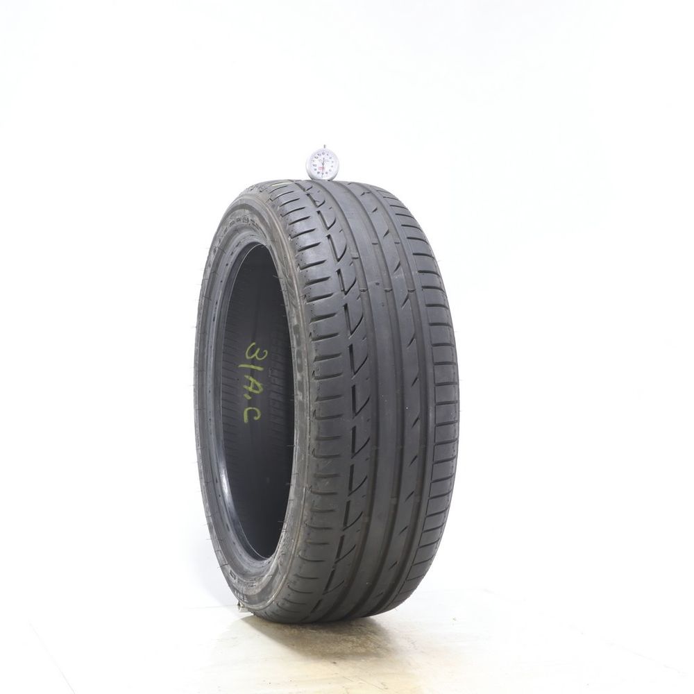 Set of (2) Used 225/45R19 Bridgestone Potenza S001 RFT 92W - 5.5-7/32 - Image 4