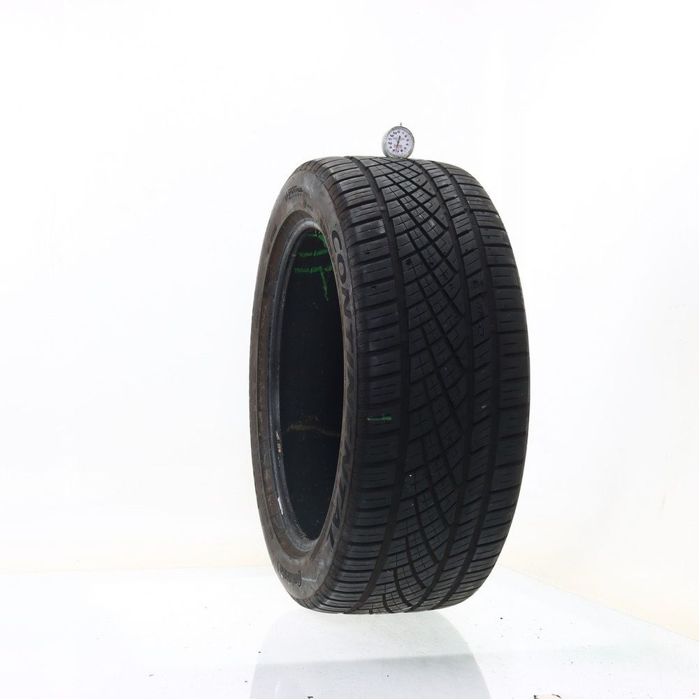 Set of (2) Used 255/45ZR19 Continental ExtremeContact DWS06 Plus 104W - 7-8/32 - Image 1