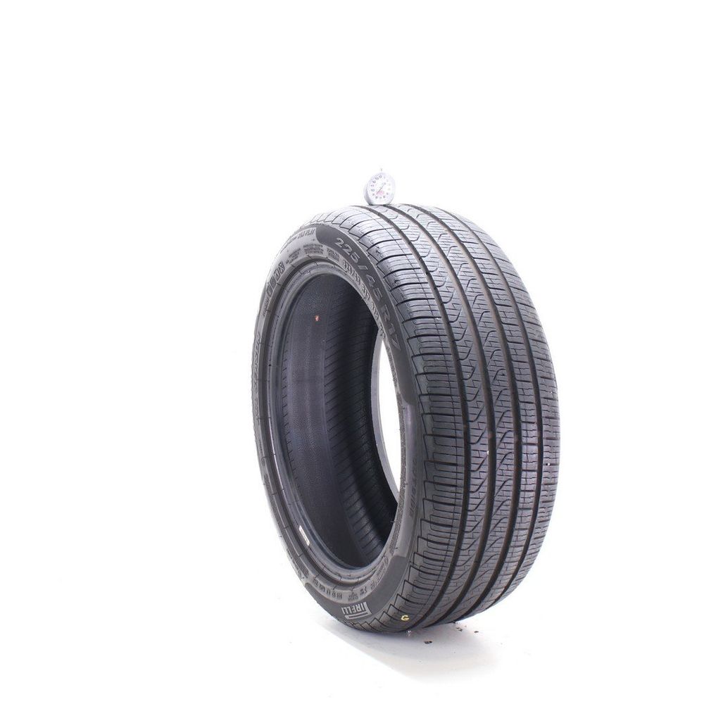 Set of (2) Used 225/45R17 Pirelli Cinturato P7 MOE Run Flat 91H - 8.5-10/32 - Image 1