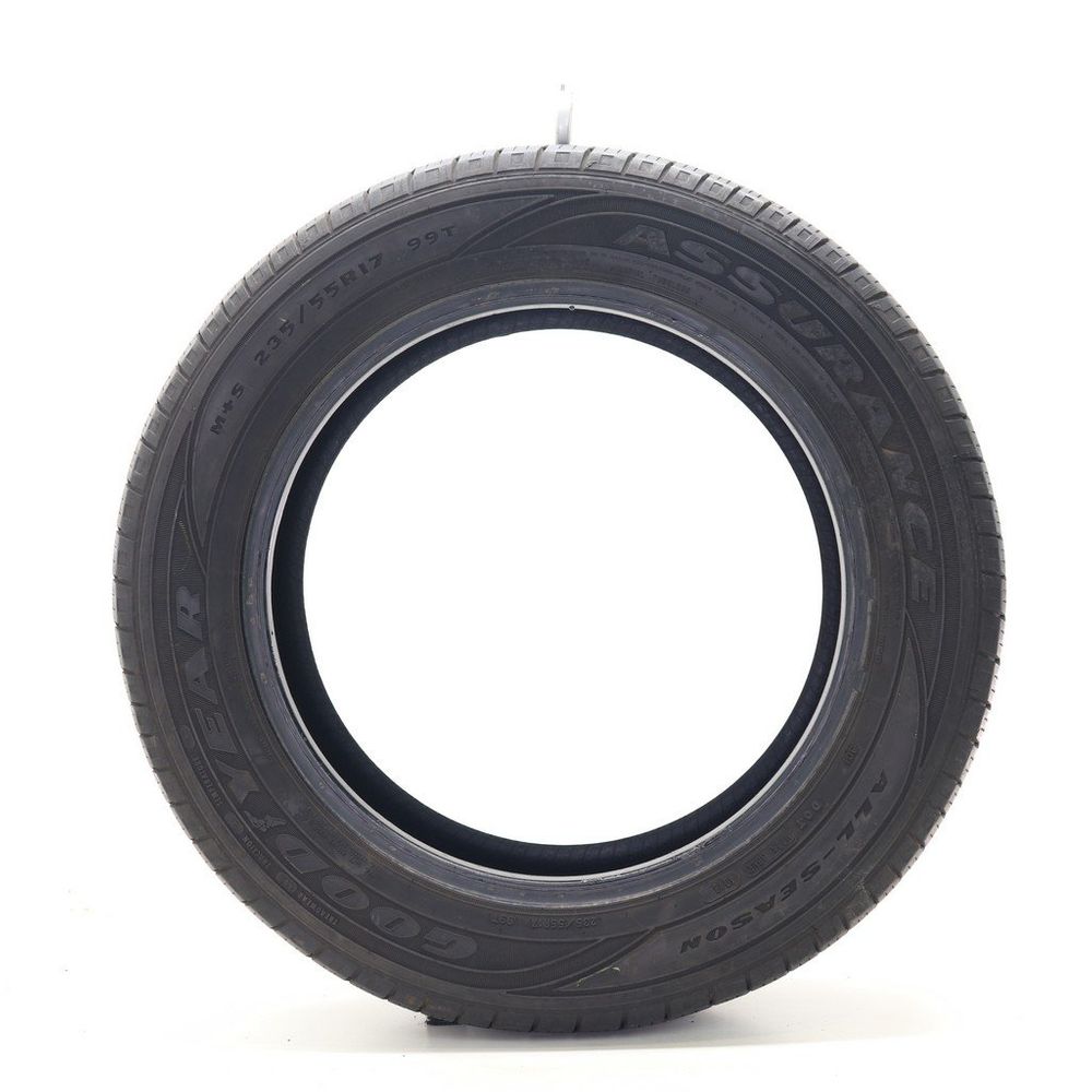 Set of (4) Used 235/55R17 Goodyear Assurance All-Season 99T - 6-7/32 - Image 3