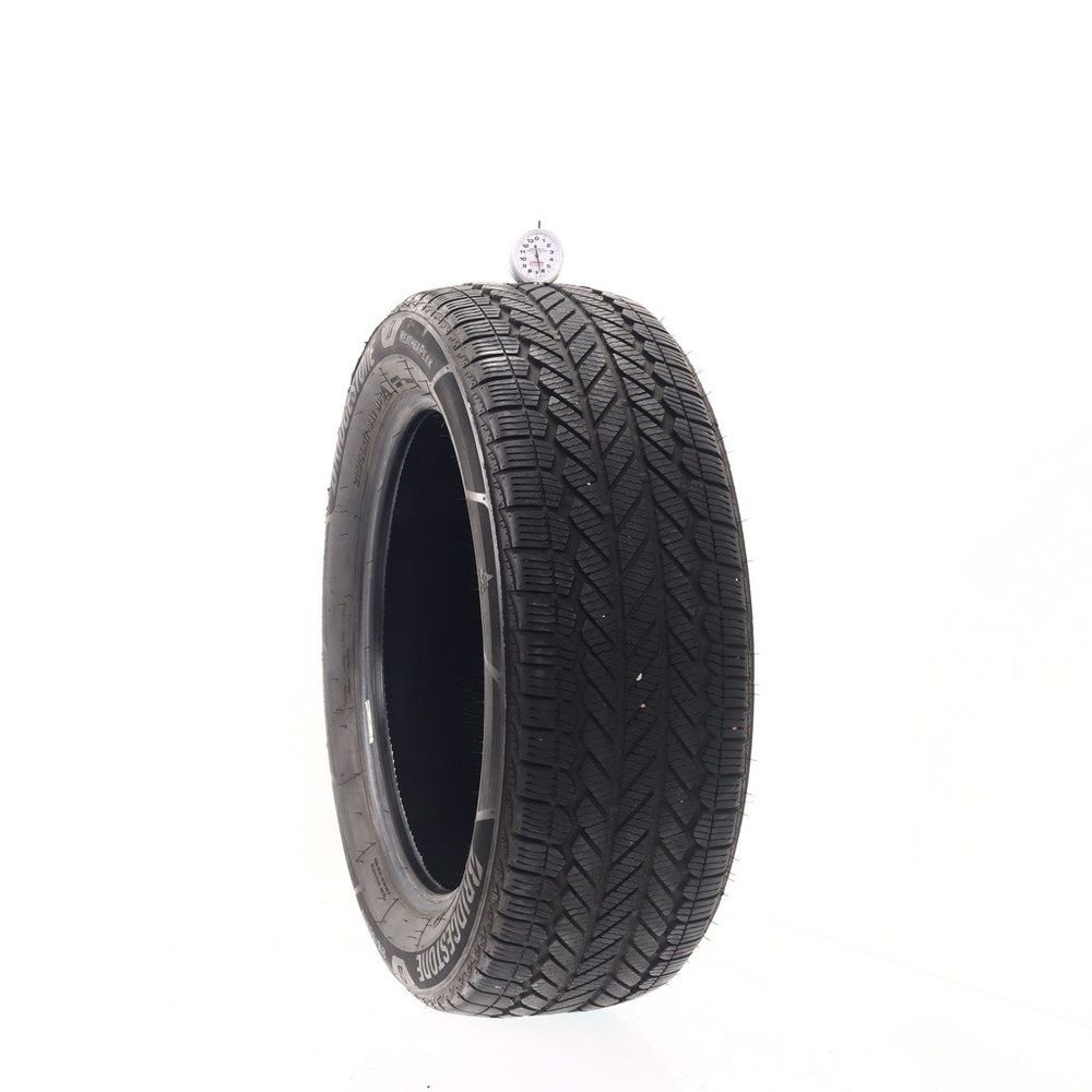 Set of (2) Used 215/55R17 Bridgestone WeatherPeak 94V - 6.5/32 - Image 1