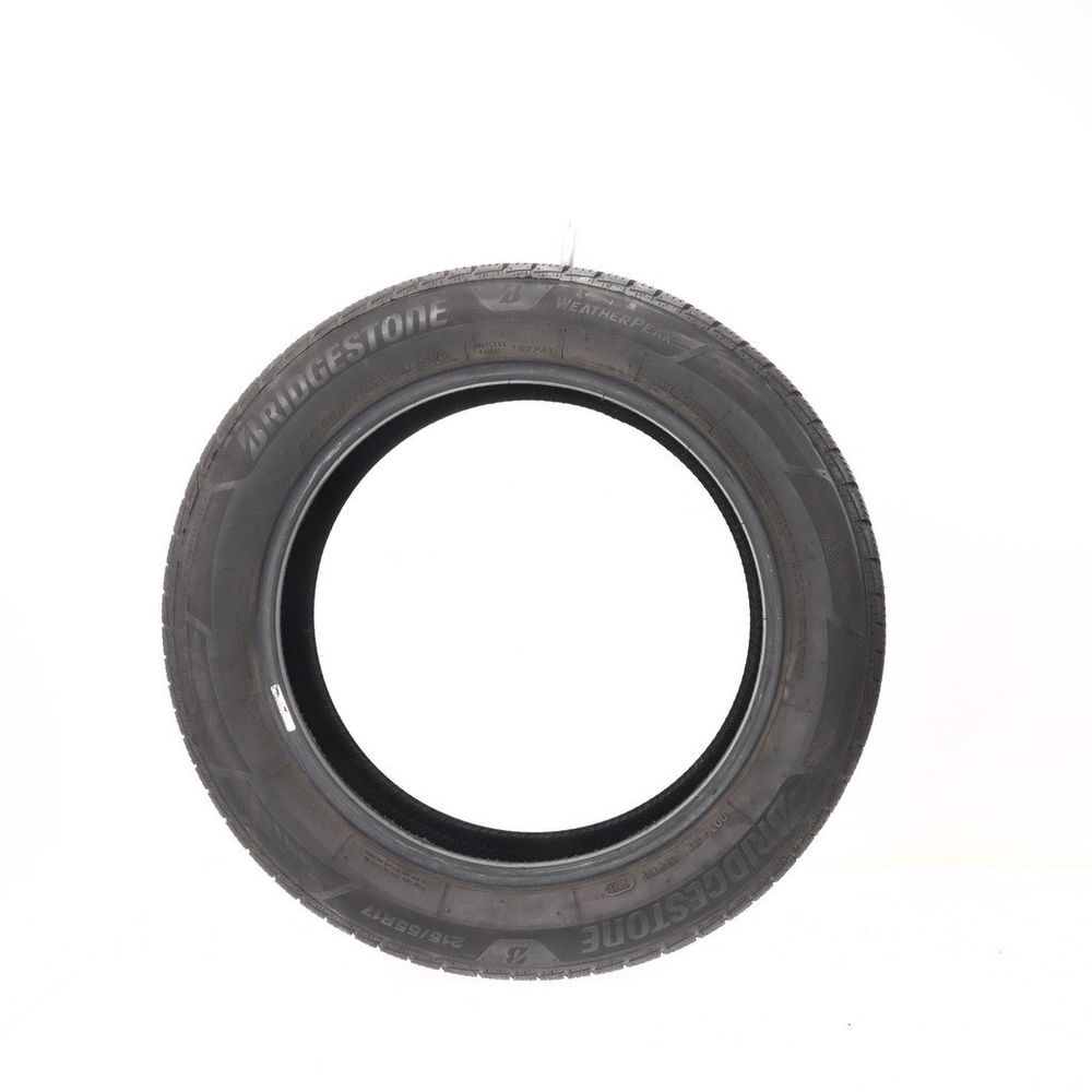Set of (2) Used 215/55R17 Bridgestone WeatherPeak 94V - 6.5/32 - Image 3