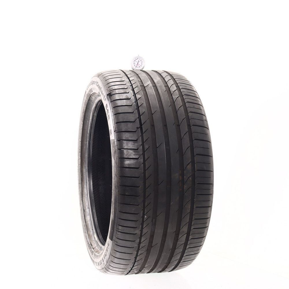 Set of (2) Used 315/35R20 Continental ContiSportContact 5 SSR SUV 110W - 7.5-8.5/32 - Image 1