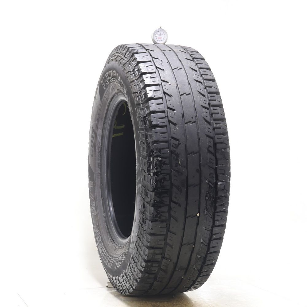 Set of (2) Used LT 265/70R17 Yokohama Geolandar A/T G015 121/118S E - 7/32 - Image 1