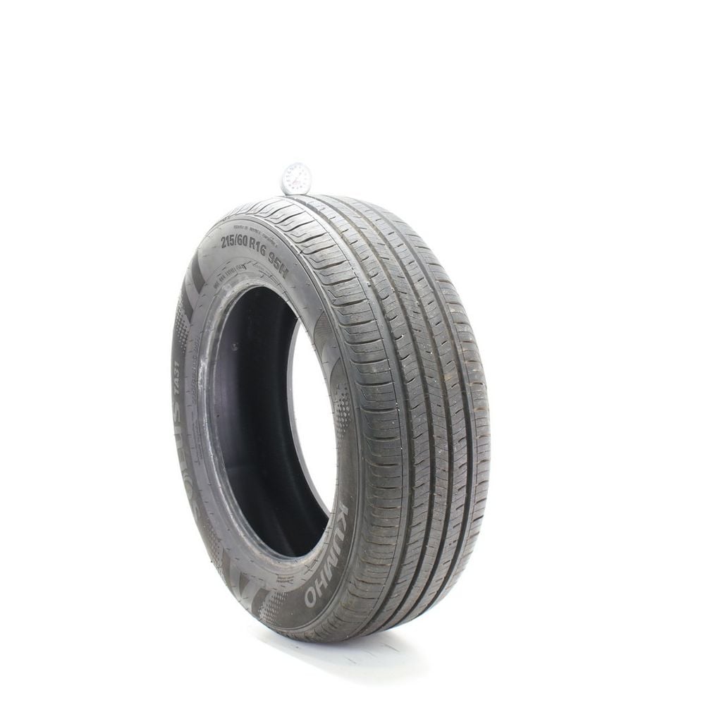 Set of (2) Used 215/60R16 Kumho Solus TA31 95H - 8-8.5/32 - Image 4