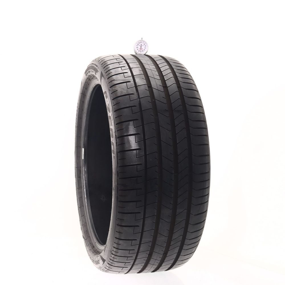 Set of (2) Used 285/35R21 Pirelli P Zero PZ4 105Y - 6-7/32 - Image 4