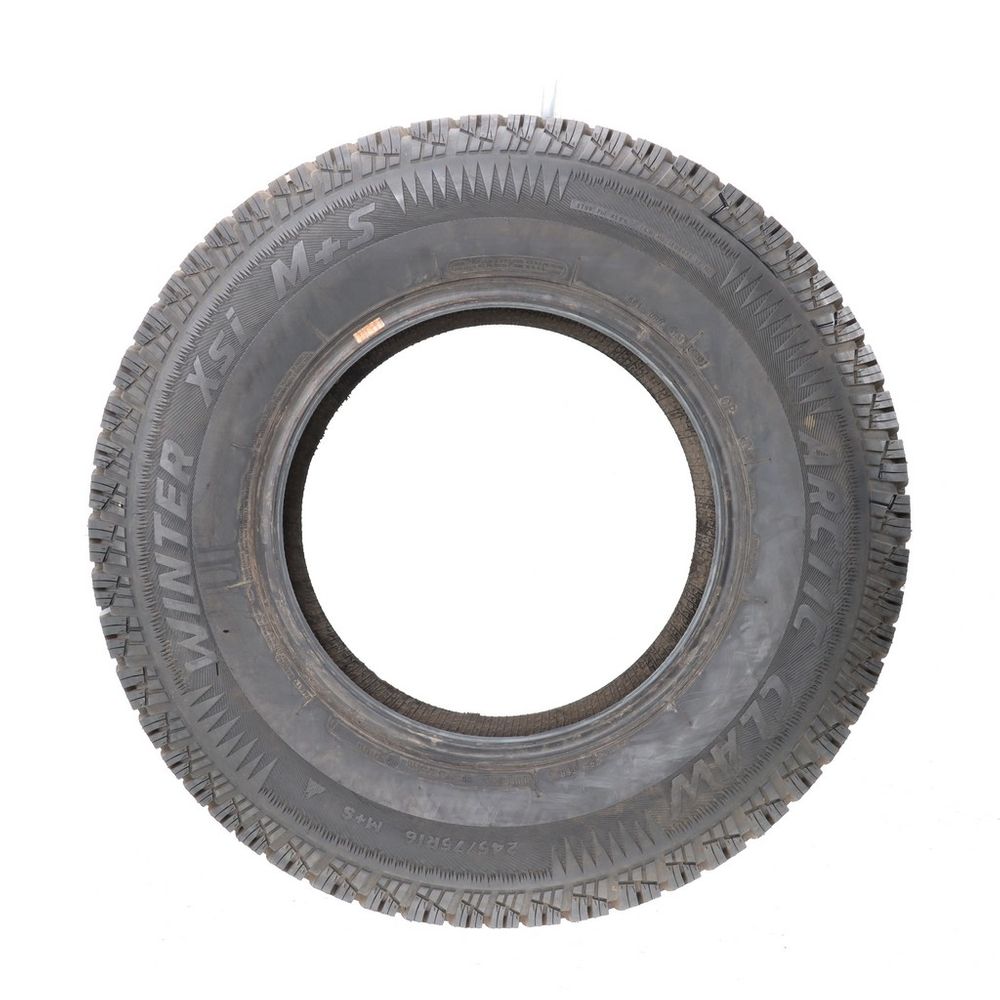 Set of (2) Used 245/75R16 Arctic Claw Winter XSI Studded 111S - 12/32 - Image 3