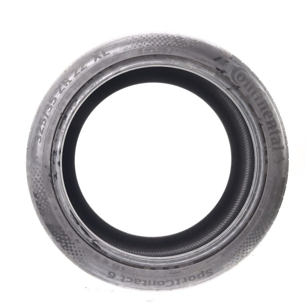 Set of (2) Used 325/35ZR22 Continental SportContact 6 MO1 114Y - 7-8/32 - Image 3