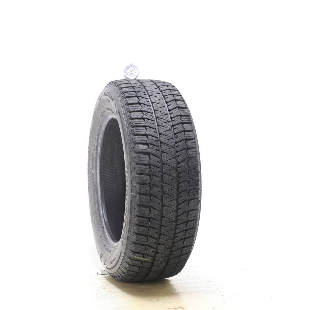 Set of (4) Used 215/60R16 Bridgestone Blizzak WS90 Studless 95H - 9.5-11/32 - Image 1