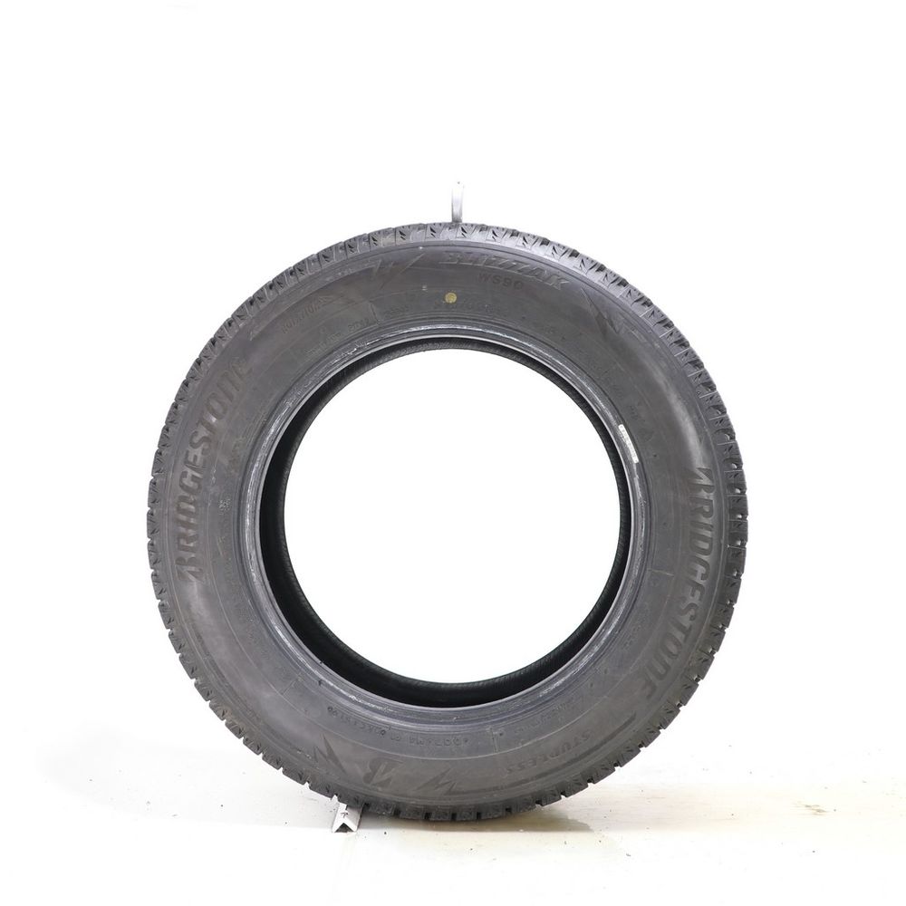 Set of (4) Used 215/60R16 Bridgestone Blizzak WS90 Studless 95H - 9.5-11/32 - Image 3