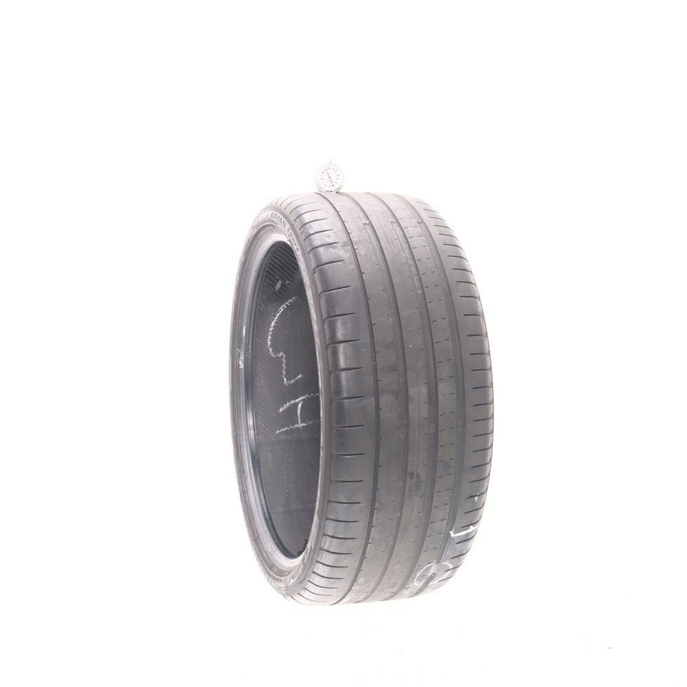 Set of (2) Used 255/35ZR21 Yokohama Advan Sport V107 MO1 98Y - 6-6.5/32 - Image 1
