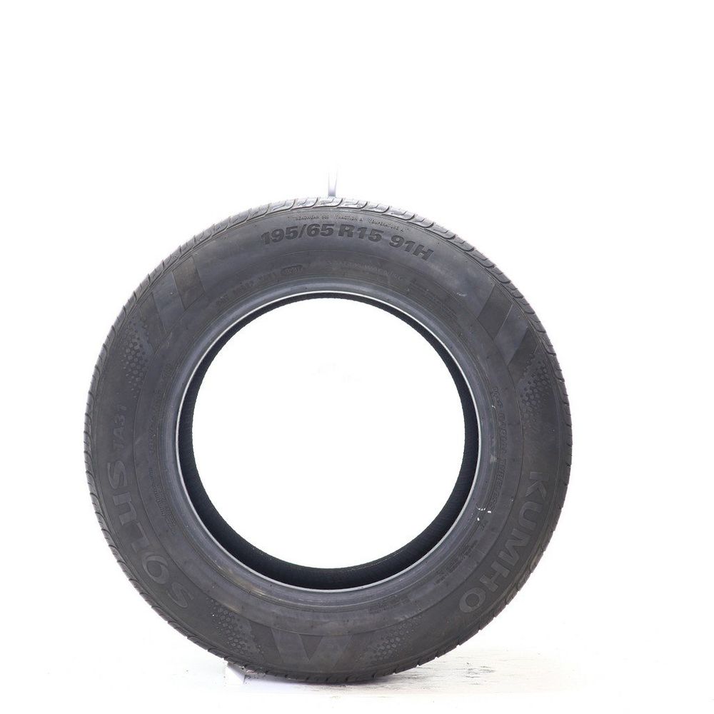 Set of (2) Used 195/65R15 Kumho Solus TA31 91H - 7/32 - Image 3