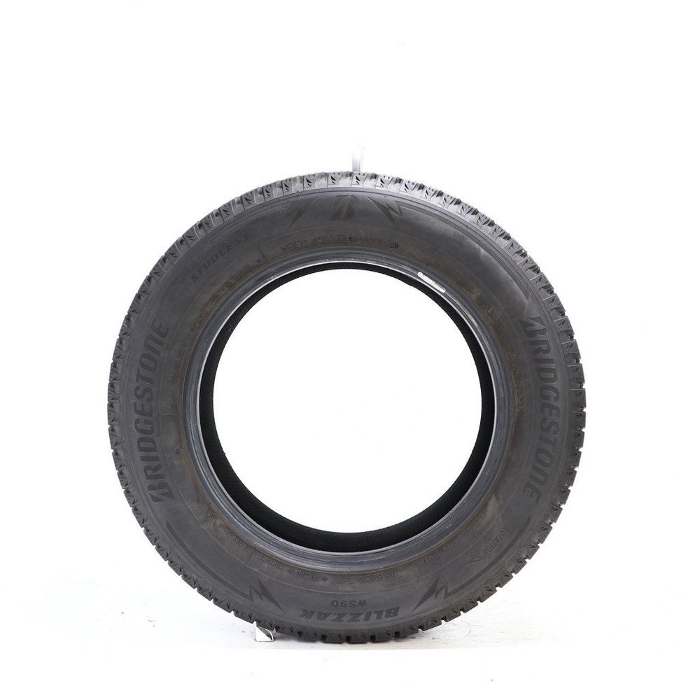 Set of (2) Used 215/60R16 Bridgestone Blizzak WS90 Studless 95H - 9-10/32 - Image 3
