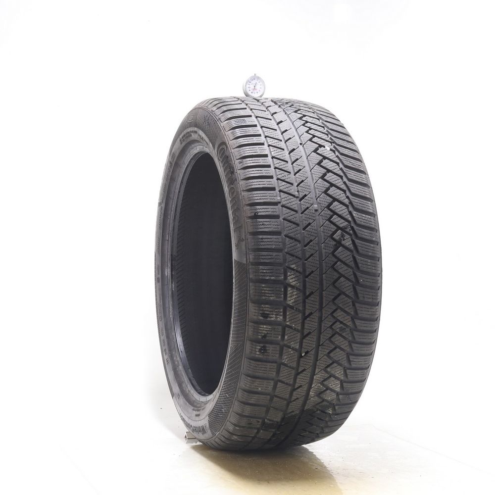 Set of (2) Used 285/45R21 Continental WinterContact TS850P SUV AO 113V - 7.5-8/32 - Image 1