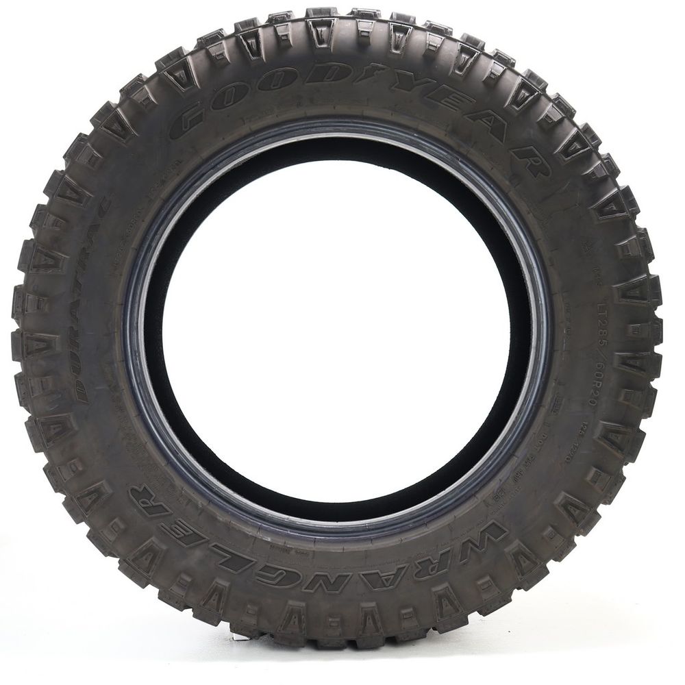 Set of (2) Used LT 285/60R20 Goodyear Wrangler Duratrac 125/122Q E - 15/32 - Image 3
