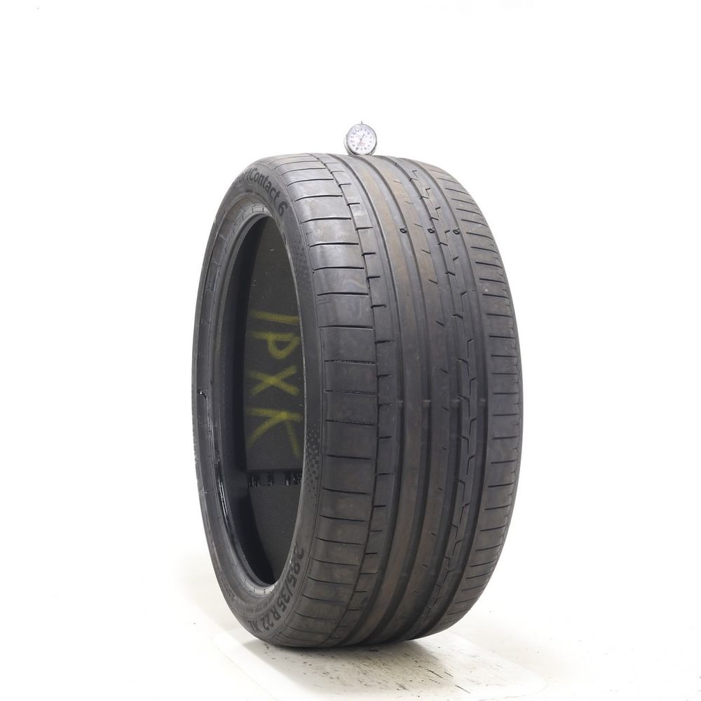 Used 285/35R22 Continental SportContact 6 TO ContiSilent 106Y - 8/32 - Image 1